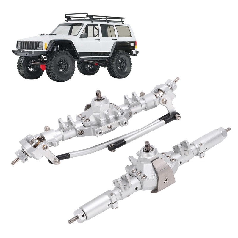 RC Front Rear Axles Complete Set Metal Assembly Kit Axle