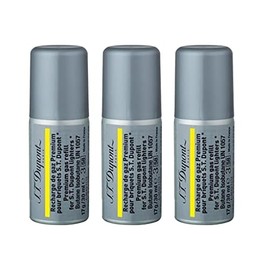 S.T. Dupont Premium Butane 30mL - Yellow (3 Pack)