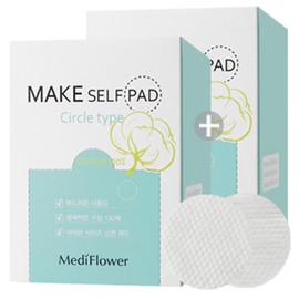 (1+1) Make self pad original 100 sheets (total 200 sheets) Cotton pad, skin pad, wipe pad - 5. Make self pad (refill) x 2 / (1+1)메이크 셀프패드 본품 100매 (총200매)화장솜패드스킨패드닦토패드 - 5.메이크 셀프패드(리필)x2개