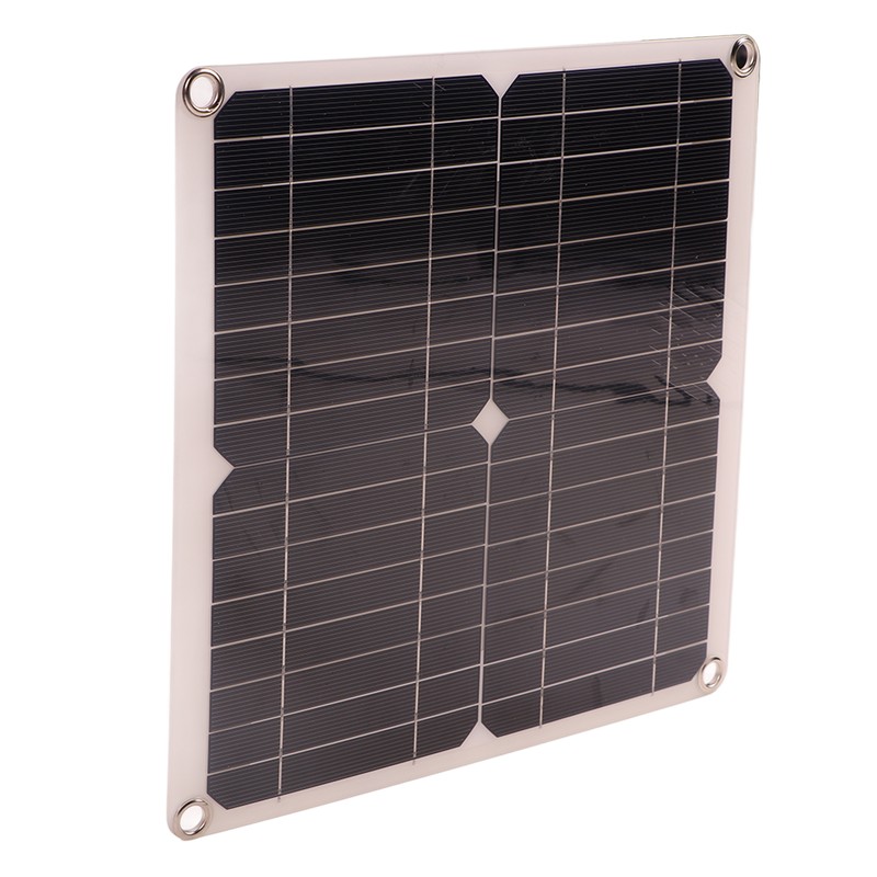 18V 12W Solar Exhaust Fan Kit Waterproof DC Brushless Round