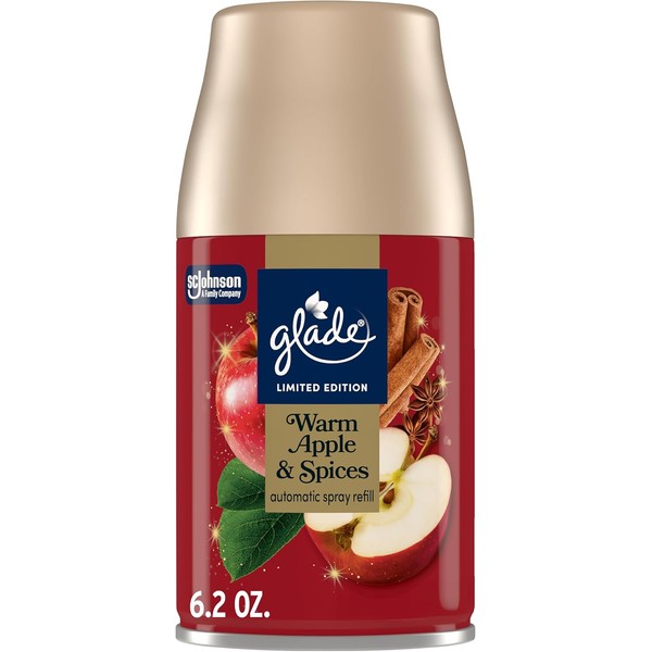 Glade Automatic Spray Refill, Warm Apple & Spices, Scented Air