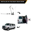Door Latch Assembly w/Cable&Rod for Ford E150 E250 E350 Van