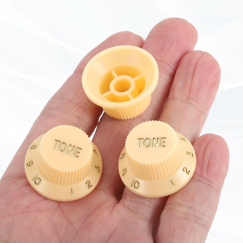 MECCANIXITY 3pcs Metric Top Hat Bell Knobs, 1 Volume 2