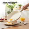OVENTE 5Pcs Ceramic Pots and Pans Set Non Stick, Induction