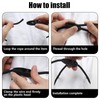 Pack of 10 Luggage Straps for Warning Sign Italy Bicycle