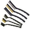 Sayago 6PCS Brass Wire Brush Wire Brushes Set Small Mini