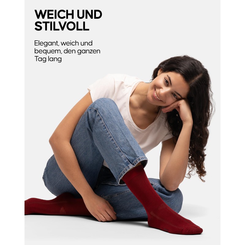 DANISH ENDURANCE Bamboo Socks for Men & Women, Business &