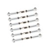 6Pcs Aluminum Alloy Adjustable Push RodsTurnbuckle Rod Linkage Accessories for