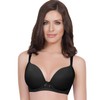 Parfait by Affinitas Women's Casey Plunge Molded Bra, Black, 34G