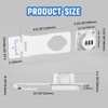 MeBantoo Household Cabinet Password Hasp Locks, Cabinet Locks with Combination,