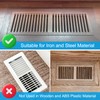 PATIKIL 12"x3.5" Magnetic Vent Cover, 2 Pack Floor Wall Air