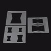 3Pcs 6x6 Inches Butterfly Key Inlay Template Router and Decorative