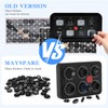 MaySpare Switch Panel Upgraded Multicolored Toggle Momentary Pulse Switch Panel,Electronic