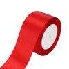 LuLiyLdJ Red Satin Ribbon, 25 m x 40 mm Wide
