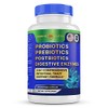 Probióticos prebióticos postbióticos con enzimas digestivas 4 en 1 suplemento