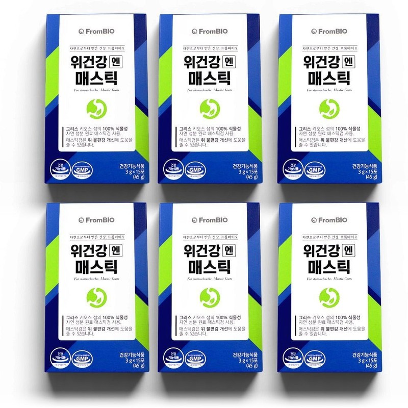 FromBio Stomach Health Mastic 15 packs 6 / 프롬바이오 위건강엔