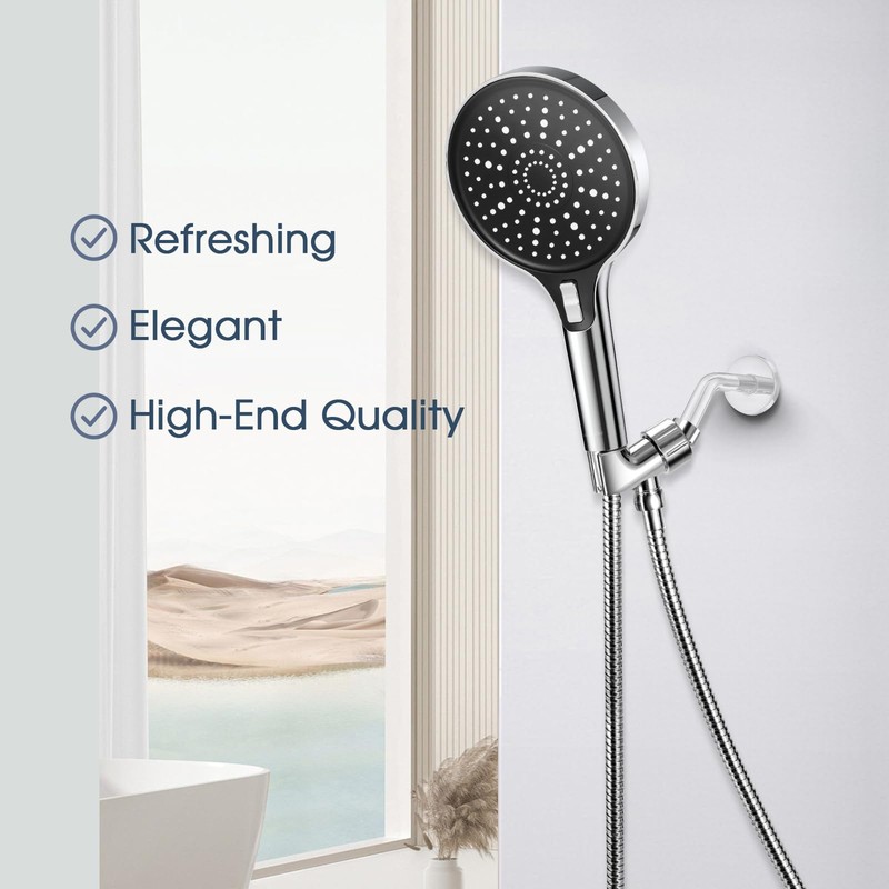 ALOHOME High Pressure 6" Full Body Coverage Handheld Shower Head