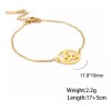 COLIBRI ALEGRE Pulsera Nudo De Bruja Mediana Dorado