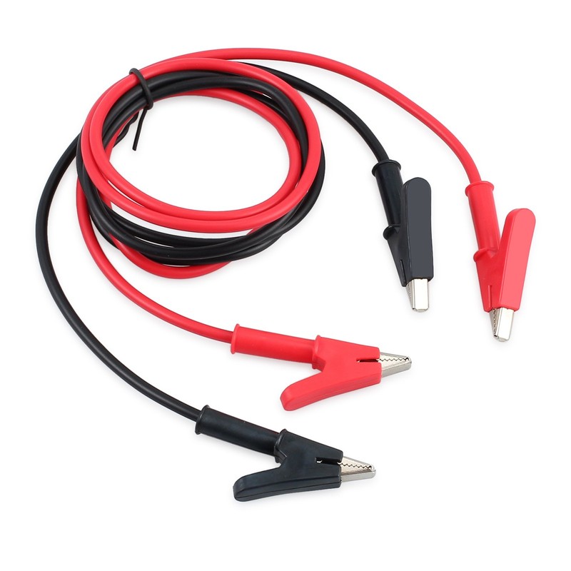 Proster Alligator Clips Electrical 2PCS Crocodile Clips Leads Double Ended