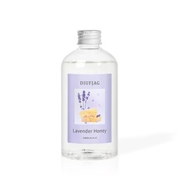 Lavender Honey Reed Diffuser with 20 Black Fiber Sticks, 250ml (8.45 oz) Diffusers for Home Essentials Bathroom,Last up to 60 Days