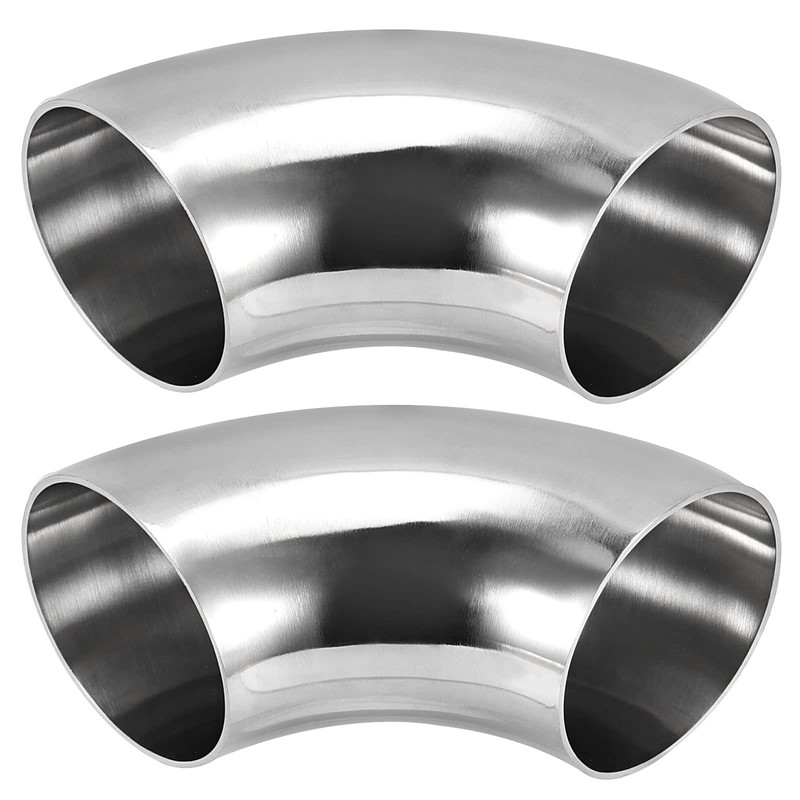 MUKLEI Codos de acero inoxidable 304 de 7,6 cm de