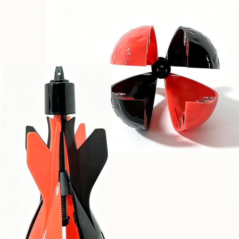 Garfour ABS Bait Thrower Rocket Fishing Feeder – Impact-Open Design