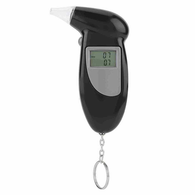 Digital LCD Screen Alcohol Breath Tester Portable Keychain Breath Analyzer