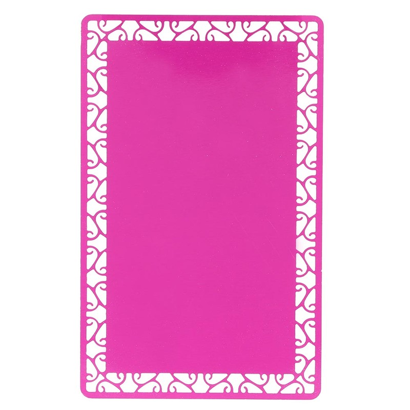 100Pcs Portable Aluminum Plate Metal Laser Engraving Blank Business Card