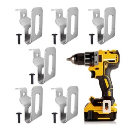 FTONOM5 6pcs Replacement Belt Clip Hooks and Matching Screws Power Tool Waist Buckle Compatible with 20V Power Tools Belt Holder Clips