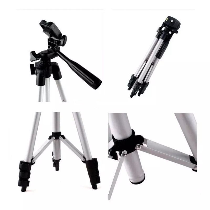 OEM Tripie De Aluminio Con Funda, Manija Y Nivel 1.10cm