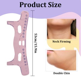 V-Line Face Mask, Reusable Face Slimming Strap, Chin Mask Sleeping for Double Chin and Saggy Face Skin, Face Lifting Strap for Firming and Contour