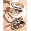 Erinde Waterproof Eyebrow Powder - 3 Colors, Long - Lasting