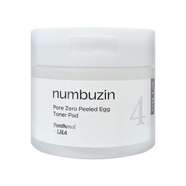 Numbers Inn 넘버즈인_4번 모공제로 깐달걀 토너패드 70매 Numbers In_ No. 4 Pore Zero Egg Skin Toner Pad 70 Sheets