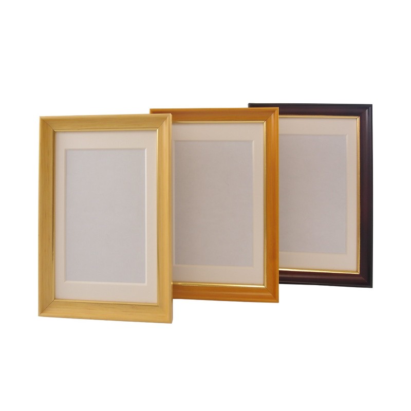 FUJICOLOR 407161 Wooden Frame Portrait Frame S10 Postcard L Teak