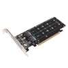 PCIE X16 to M.2 M KEY Expansion Card NVMEx4 SSD