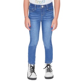 YMI Toddler Girl Adjustable Waist Pull-On Skinny Jeans Sizes 4T, 5T, 6T, 6X, Girls, Denim Pants for Toddlers