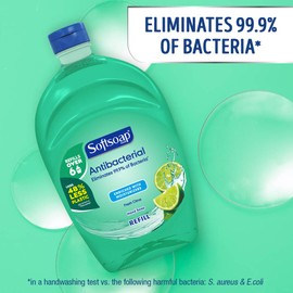 Softsoap - US05266A SOFTSOAP Antibacterial Liquid Hand Soap Refill, Fresh Citrus, 50 Ounce Bottle, Bathroom Soap, Bulk Soap, Moisturizing Antibacterial Hand Soap (Pack of 6)