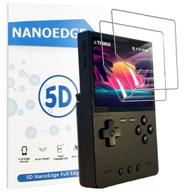 GEJEFA Screen Protector for Trimui Brick, 2 Pack Premium High Sensitivity Anti-Glare & Anti-Fingerprint PET Screen Film for Trimui Brick