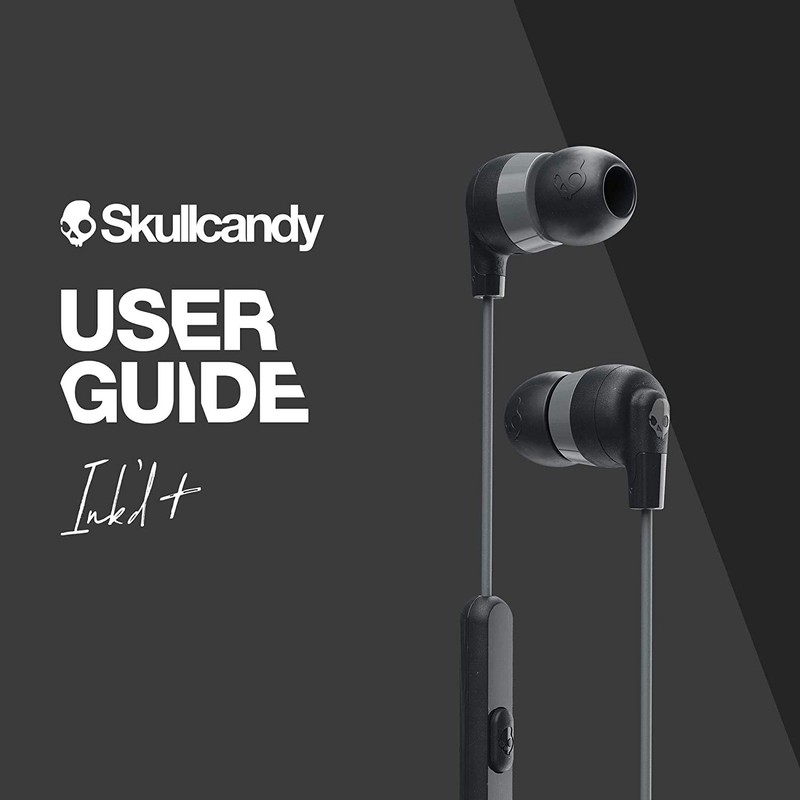 Skullcandy Ink'd Plus in-Ear Earbuds - Black - 2 Pack