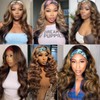 olimaruly Headband Wig Human Hair 20 inch Body Wave Ombre
