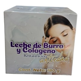 Crema Anti Edad Con Leche De Burra Y Colágeno Leche