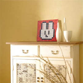 8.46in Square DIY Pixel Art Craft Kit - Customizable Mosaic Building Blocks for Adults & Kids, Home Wall Decor, Creative Gift Idea