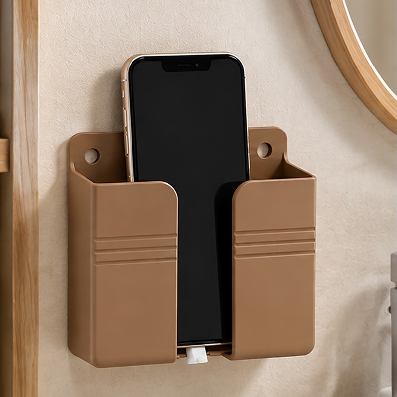 Wall Mounted Storage Box for Remote Controls – Punch-Free PP