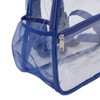 PVC Transparent Backpack Portable PVC Zipper Design High Capacity Clear