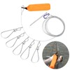 Joyeee Fish Stringer Clip, Steel Fish Stringer Heavy Duty with