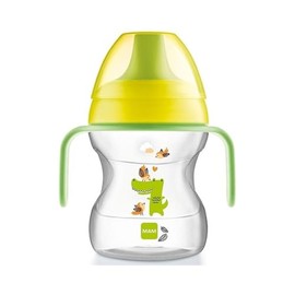 MAM Learn To Drink Cup with Removable Handles and Spout 6 Months + 190ml Neutral
