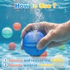 Reusable Water Balloons, 6 Pack Self-Sealing Quick Fill Water Balls