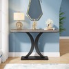 Tribesigns Industrial Console Table, 40 inch Narrow Entryway Foyer Table