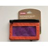 Chums Compact Surfshorts Wallet w/ Key Ring, 2 Zipper Pockets,