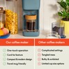 bella Single Serve Coffee Maker, K Cup & Coffee Ground